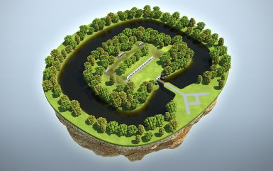 The fort in 3D